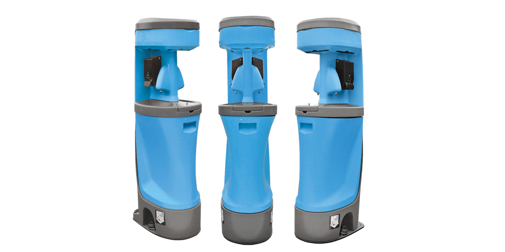 Portable handwashing station with dual basins in Bryant, Arkansas