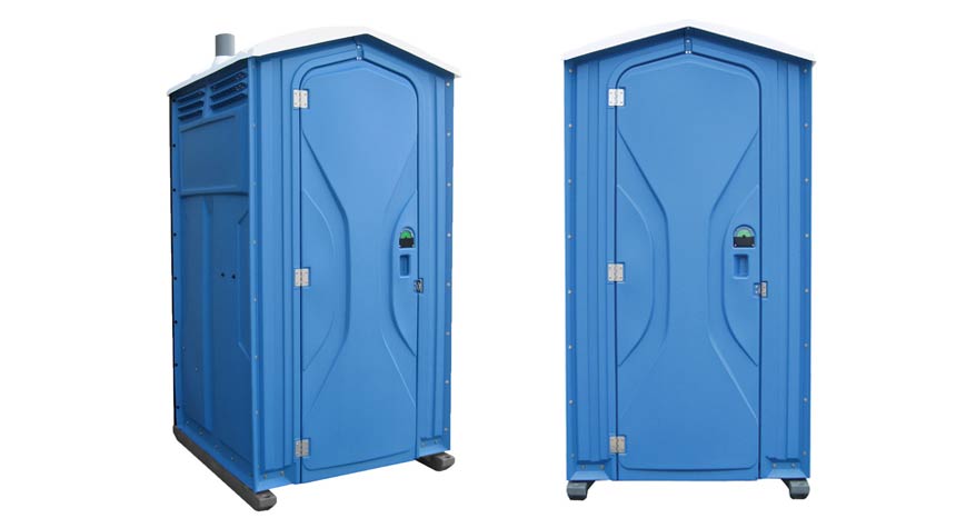 Long-term porta potty units on site in Bryant, Arkansas