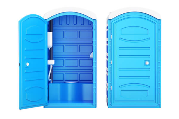 Portable restroom rental unit